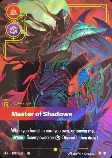 Zed, Master of Shadows (Signature) (VEN) #191*