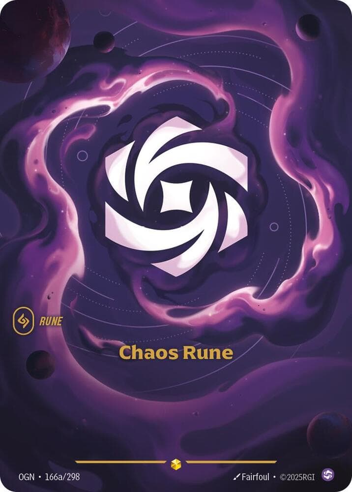 Chaos Rune (Alternate Art) (OGN) #166a
