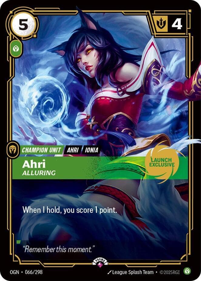 Ahri, Alluring (Launch Exclusive) (Promo) #066
