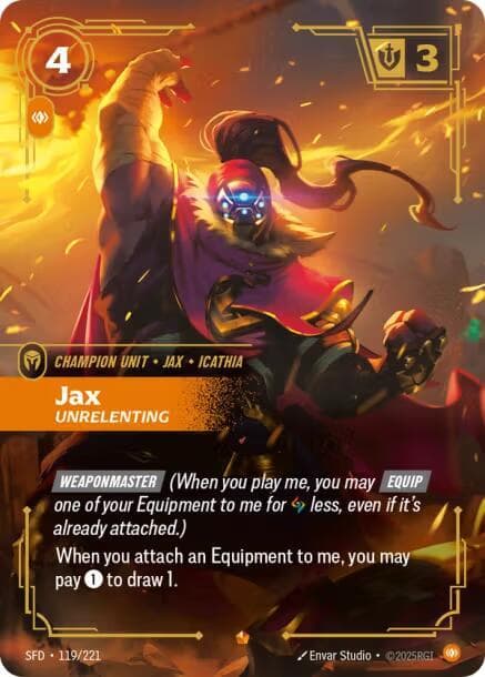 Jax, Unrelenting (SFD) #119