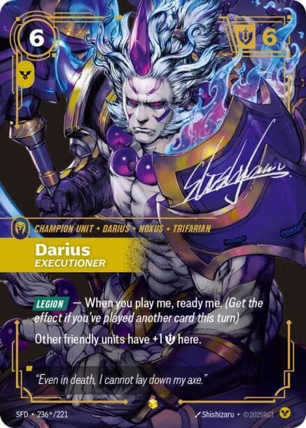 Darius, Executioner (Signature) (SFD) #236*