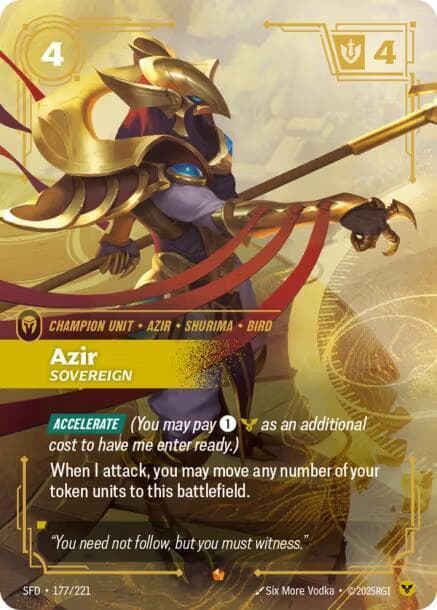 Azir, Sovereign (SFD) #177