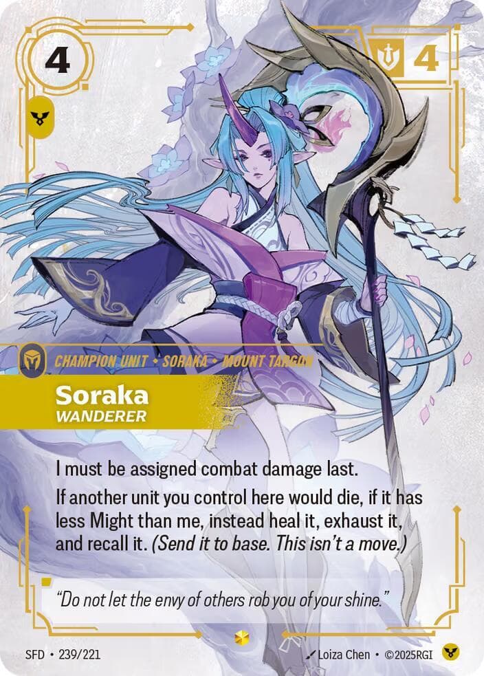 Soraka, Wanderer (Overnumbered) (SFD) #239
