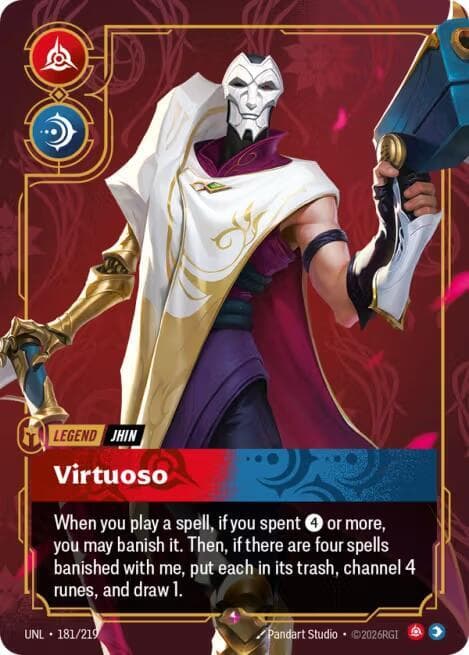 Jhin, Virtuoso (UNL) #181 · English