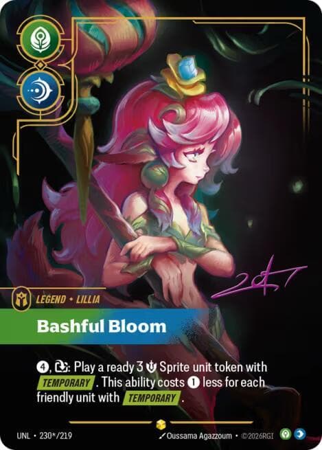 Lillia, Bashful Bloom (Signature) (UNL) #230*