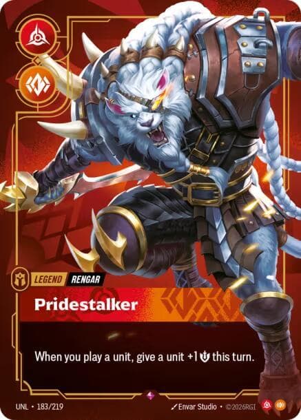 Rengar, Pridestalker (UNL) #183 · English
