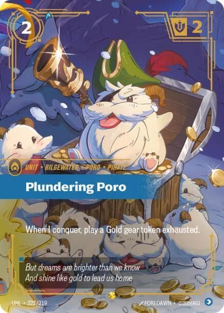 Plundering Poro (Overnumbered) (UNL) #222