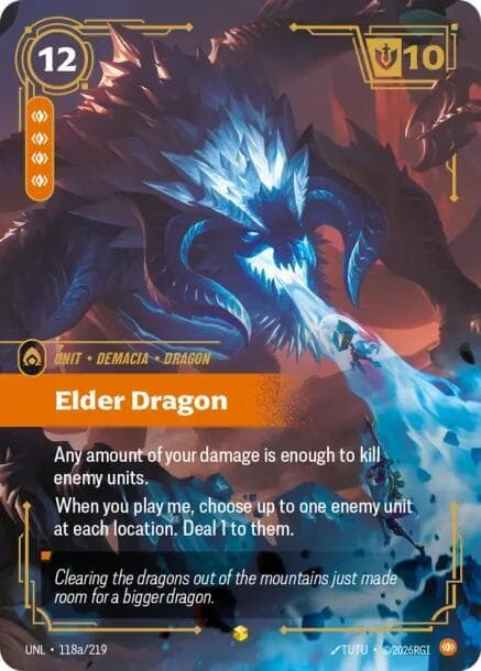 Elder Dragon (Alternate Art) (UNL) #118a