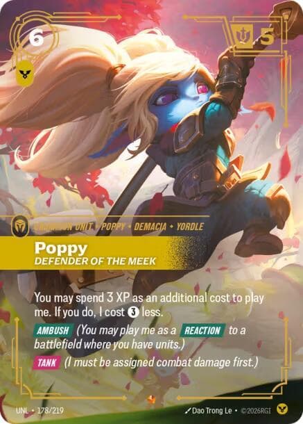 Poppy, Defender of the Meek (UNL) #178 · English