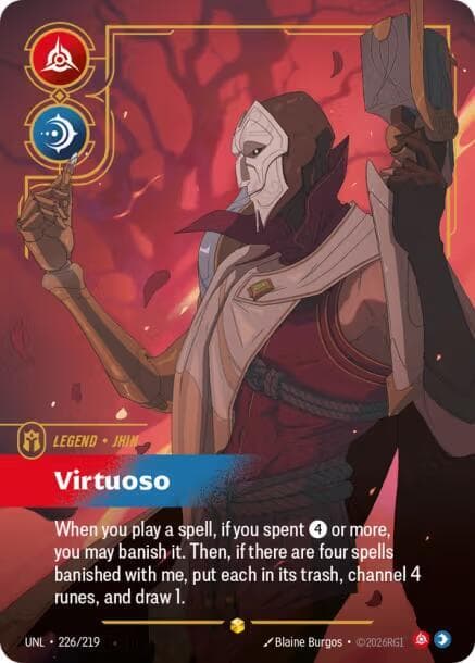 Jhin, Virtuoso (Overnumbered) (UNL) #226