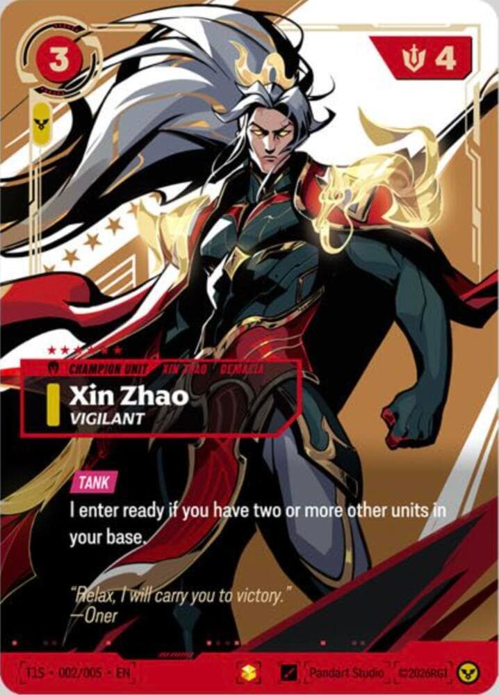 Xin Zhao, Vigilant (T1 Worlds Champion Signature Edition Bundle) (Oner) #T1S 002