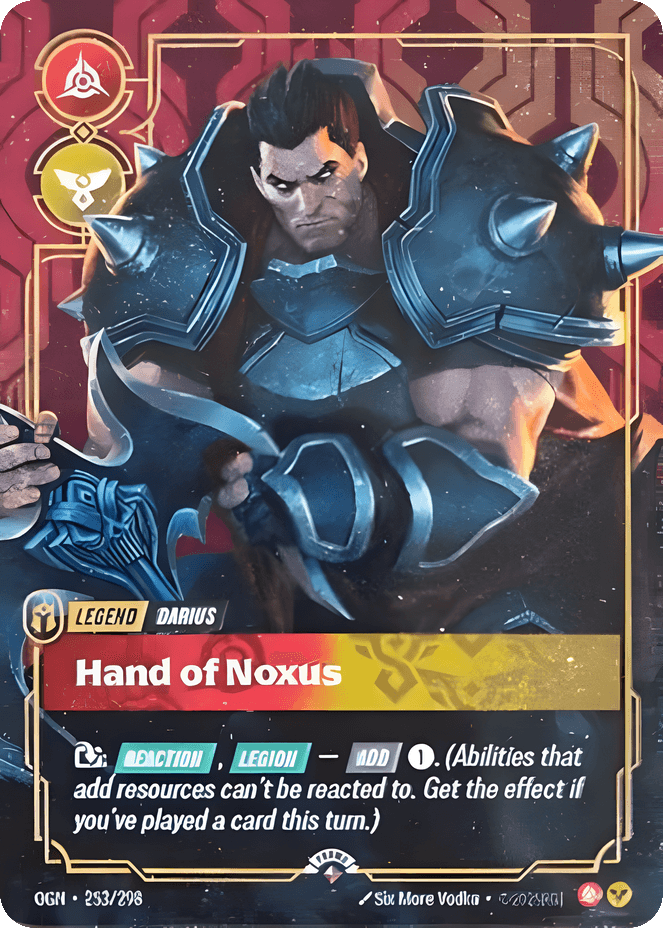 Darius, Hand of Noxus (Metal) (Prize Wall) #253