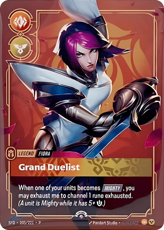 Fiora, Grand Duelist (Metal) (Prize Wall) #205