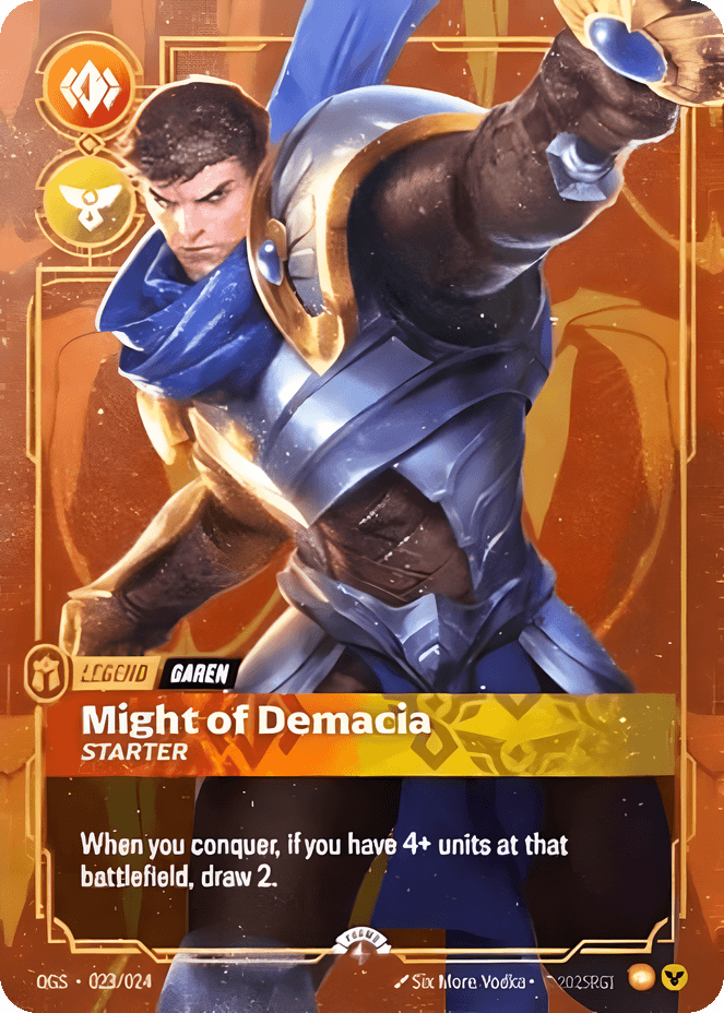 Garen, Might of Demacia (Metal) (Prize Wall) #023