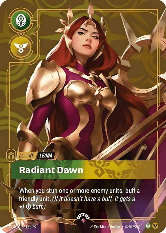 Leona, Radiant Dawn (Promo) #261 · English