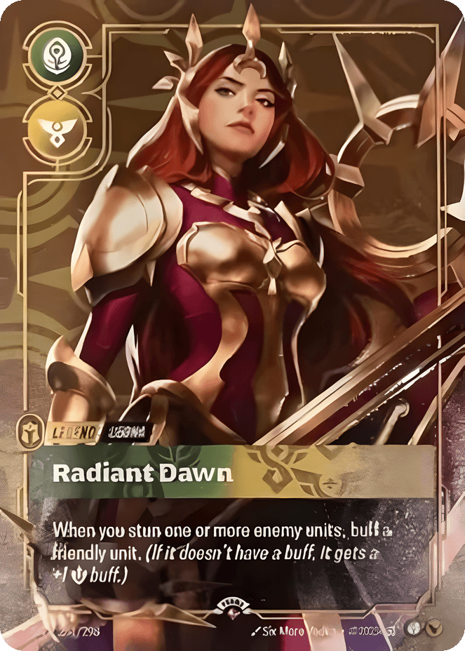 Leona, Radiant Dawn (Metal) (Prize Wall) #261 · English