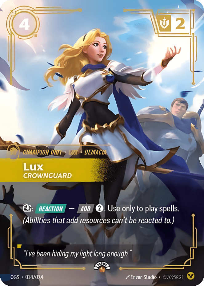 Lux, Crownguard (Promo) #014