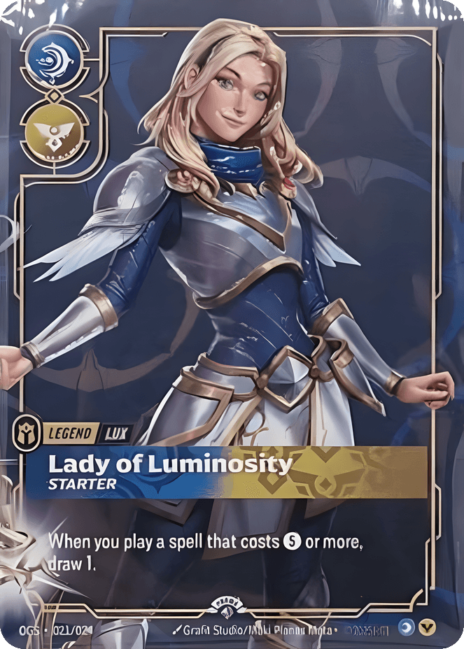 Lux, Lady of Luminosity (Metal) (Prize Wall) #021