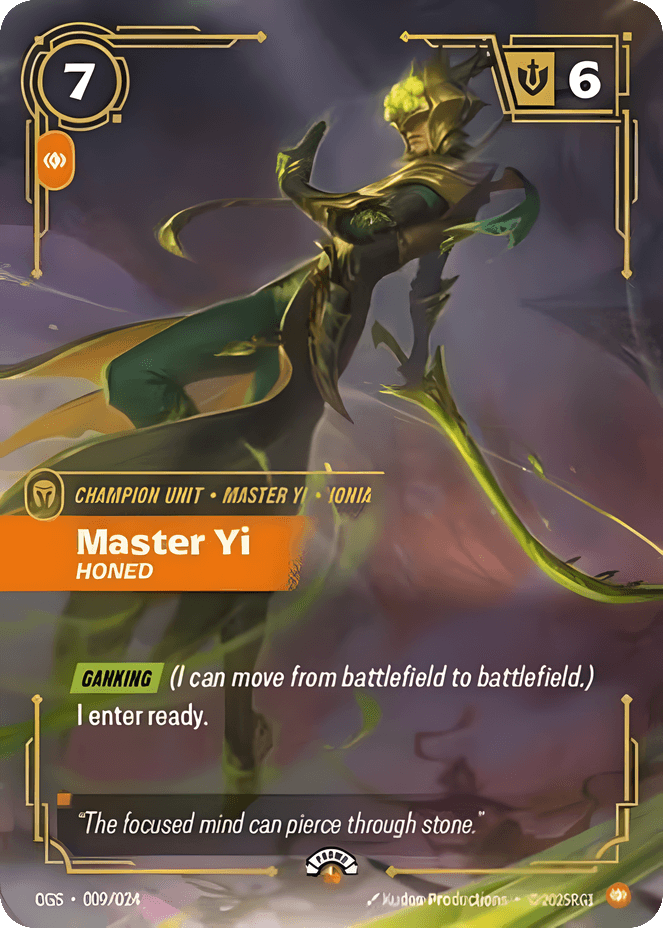 Master Yi, Honed (Promo) #009