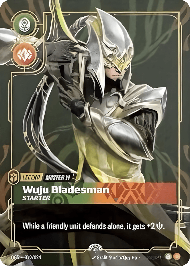 Master Yi, Wuju Bladesman (Metal) (Prize Wall) #019