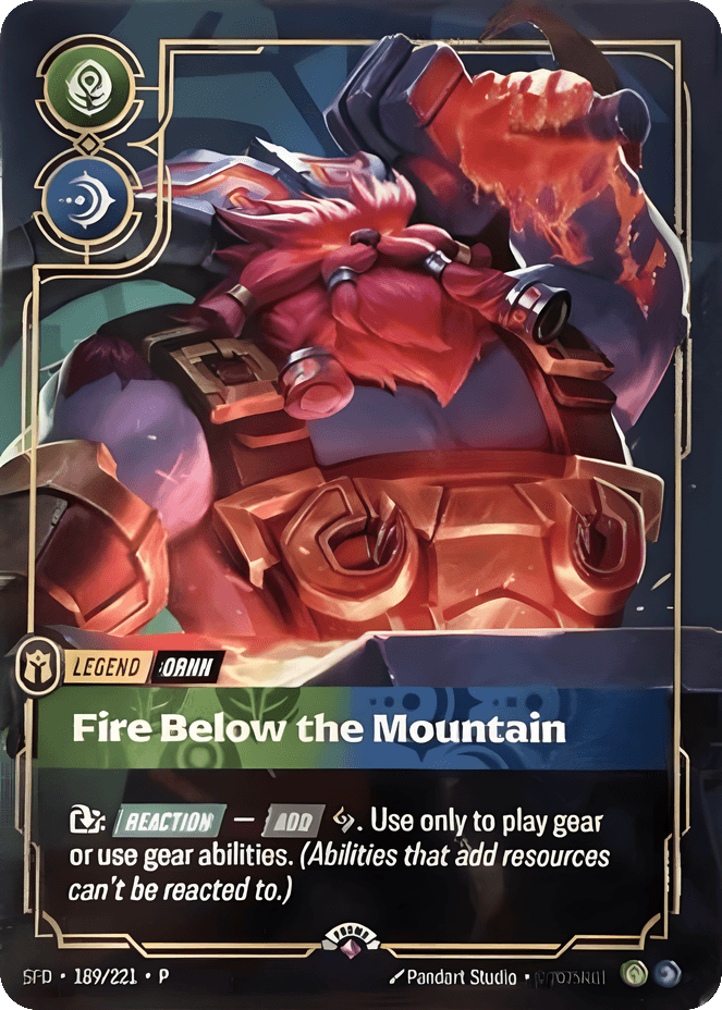 Ornn, Fire Below the Mountain (Metal) (Prize Wall) #189