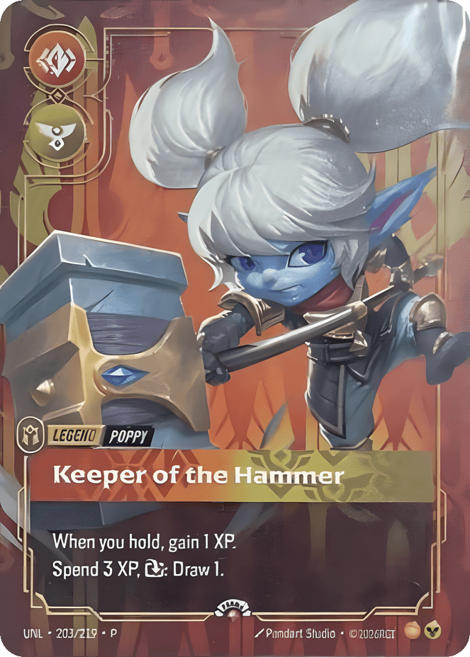Poppy, Keeper of the Hammer (Metal) (Prize Wall) #203 · English