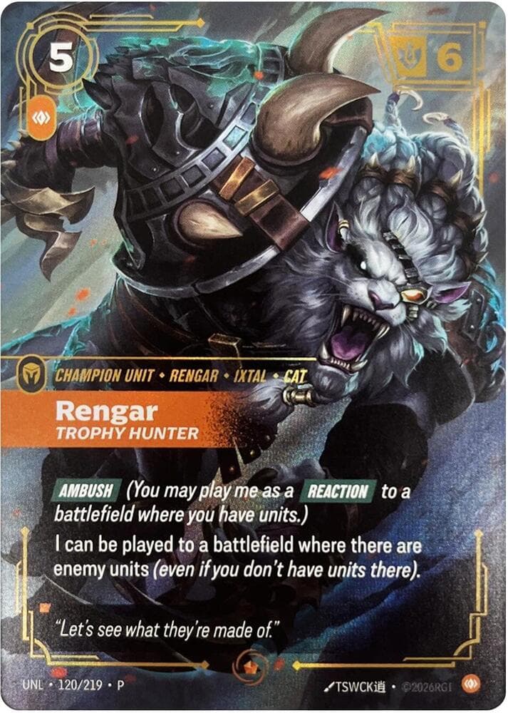 Rengar, Trophy Hunter (Promo) #120