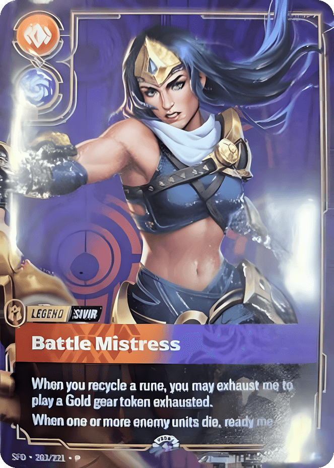 Sivir, Battle Mistress (Metal) (Prize Wall) #203