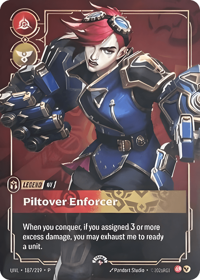 Vi, Piltover Enforcer (Metal) (Prize Wall) #187