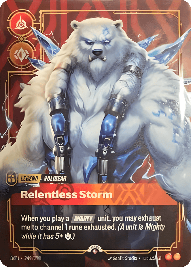 Volibear, Relentless Storm (Metal) (Prize Wall) #249