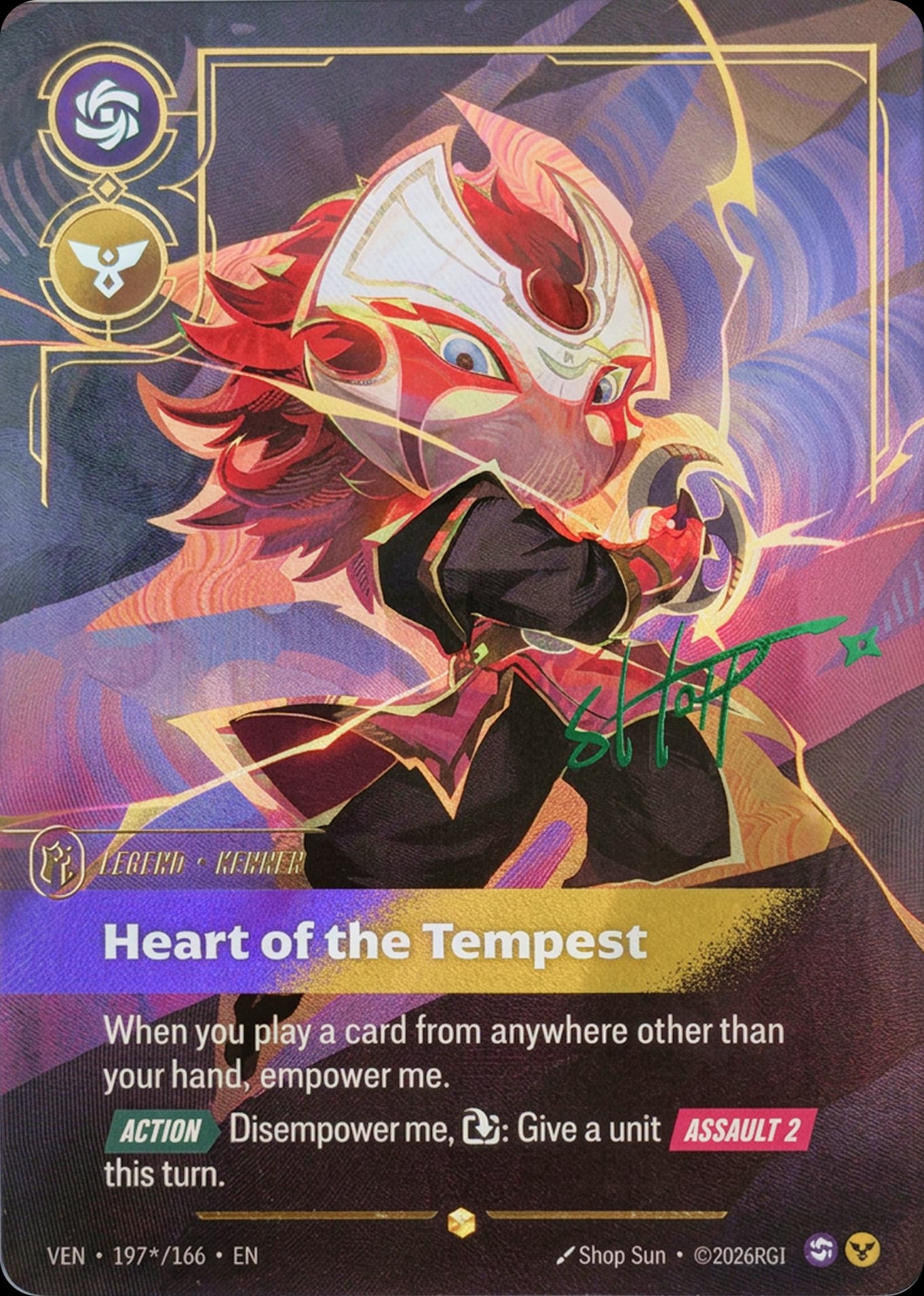 Kennen, Heart of the Tempest (Signature) (VEN) #197*