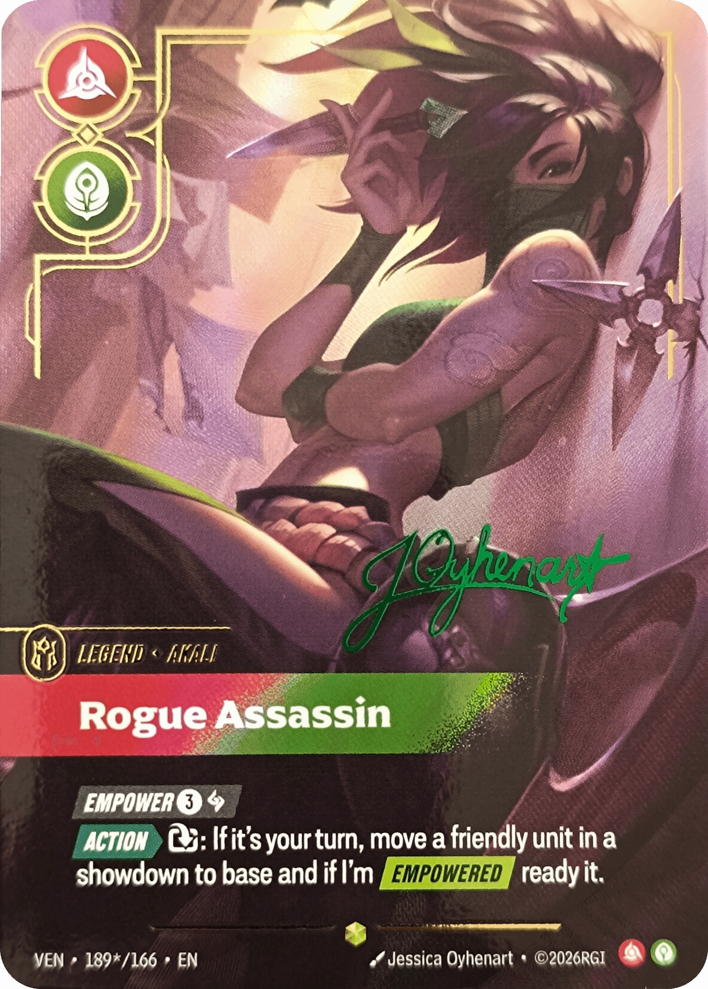 Akali, Rogue Assassin (Signature) (VEN) #189*