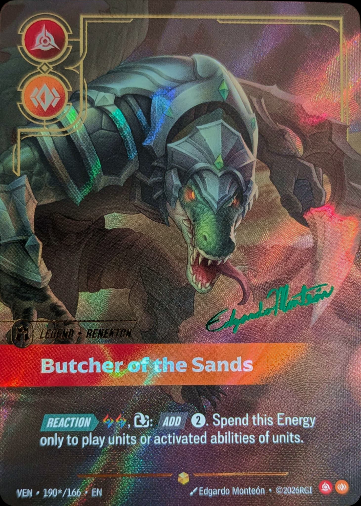 Renekton, Butcher of the Sands (Signature) (VEN) #190*