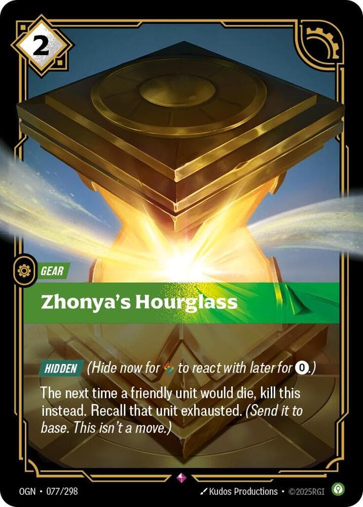 Zhonya's Hourglass (OGN) #077