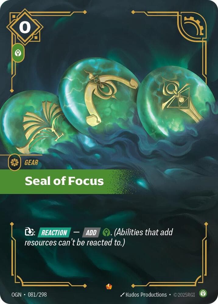 Seal of Focus (OGN) #081