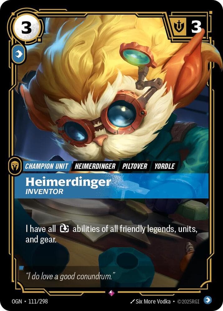 Heimerdinger, Inventor (OGN) #111