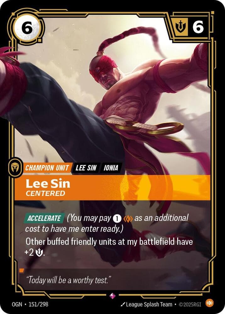 Lee Sin, Centered (OGN) #151