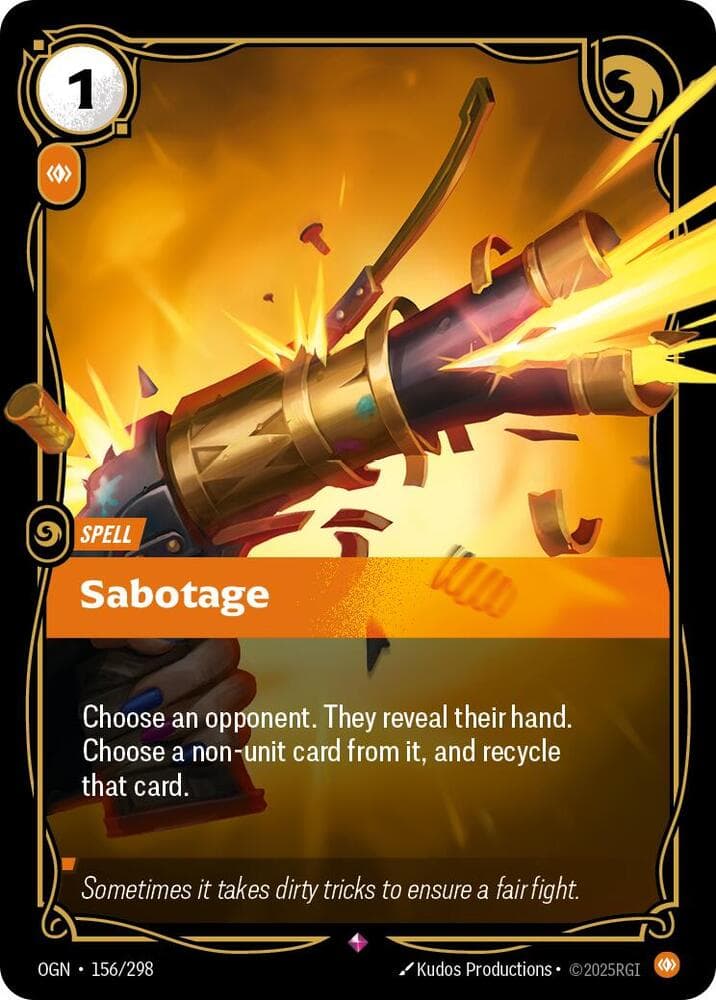 Sabotage (Origins) #156/298