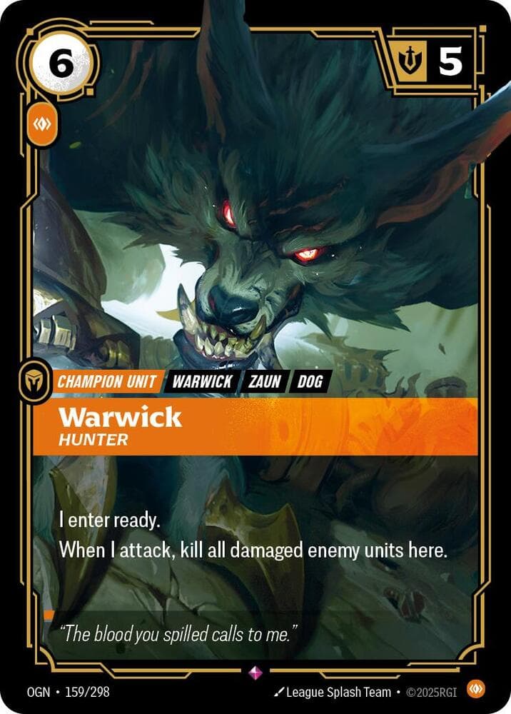 Warwick, Hunter (OGN) #159