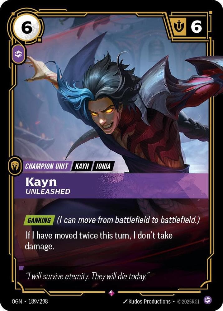 Kayn, Unleashed (OGN) #189