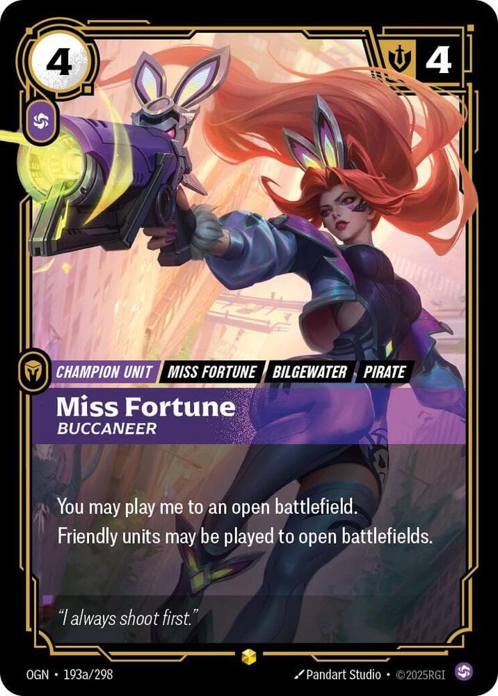 Miss Fortune, Buccaneer (Alternate Art) (OGN) #193a