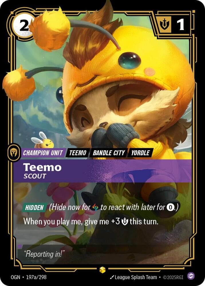Teemo, Scout (Alternate Art) (OGN) #197a