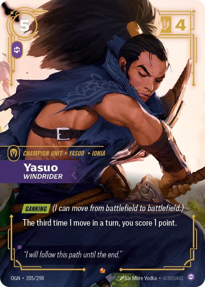 Yasuo, Windrider (OGN) #205