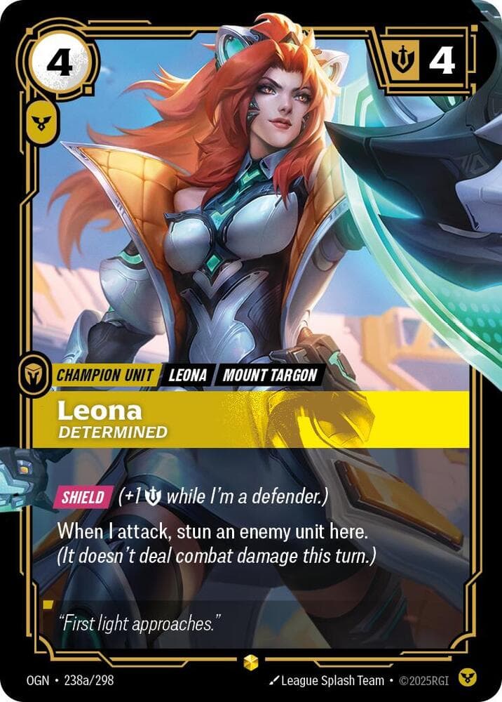 Leona, Determined (Alternate Art) (OGN) #238a