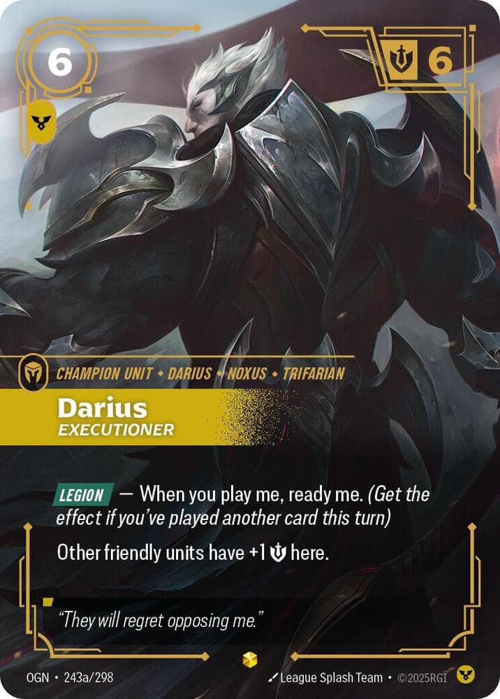 Darius, Executioner (Alternate Art) (OGN) #243a
