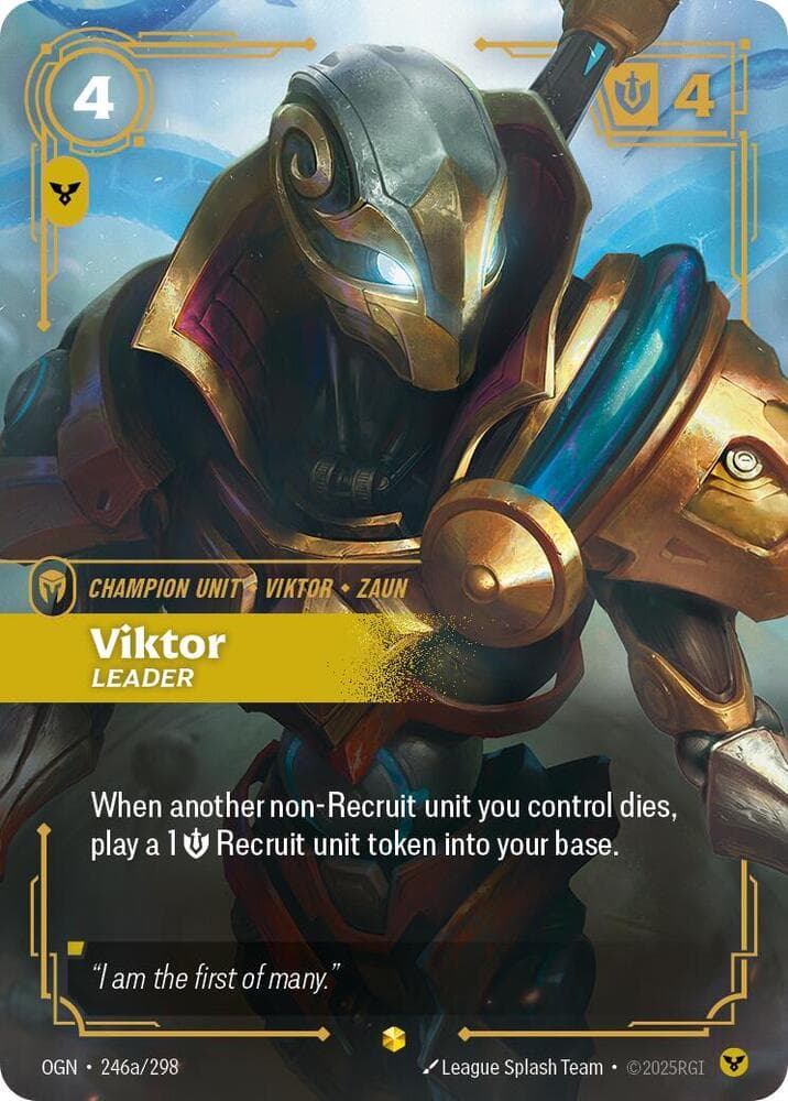 Viktor, Leader (Alternate Art) (OGN) #246a