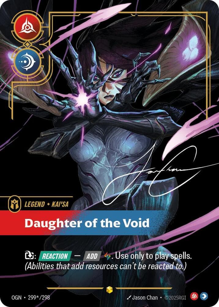 Kai'Sa, Daughter of the Void (Signature) (OGN) #299*