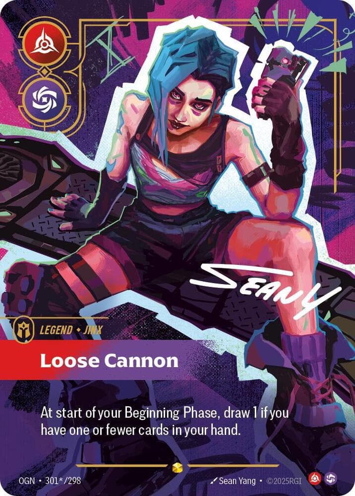 Jinx, Loose Cannon (Signature) (OGN) #301*