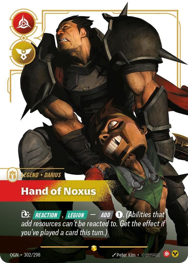 Darius, Hand of Noxus (Overnumbered) (OGN) #302