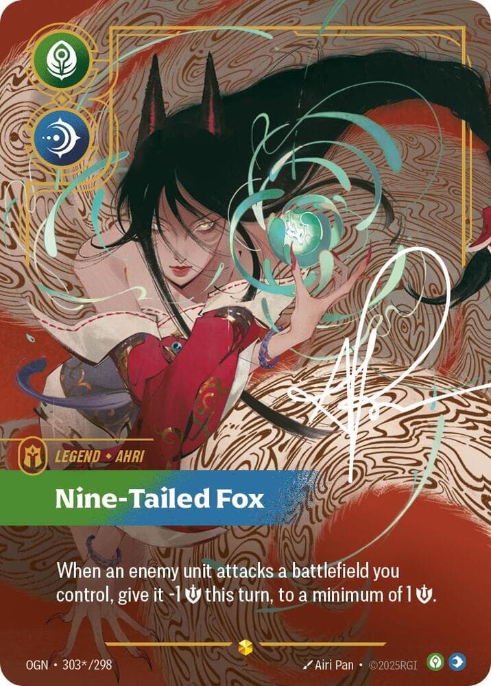 Ahri, Nine-Tailed Fox (Signature) (OGN) #303*